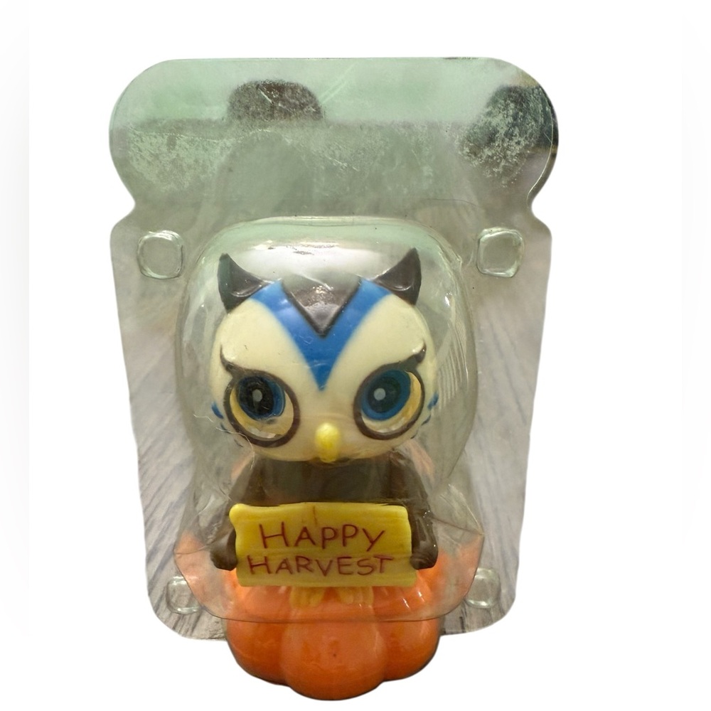 Dancing Toy Happy Harvest Pumpkin Owl Figurine‎ Solar Powered Dancing Toy small